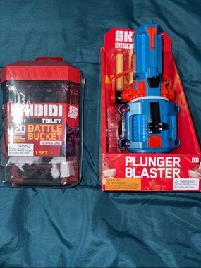 Skibidi Toilet - Bate Bucket & Plunger Blaster - By Bonkers